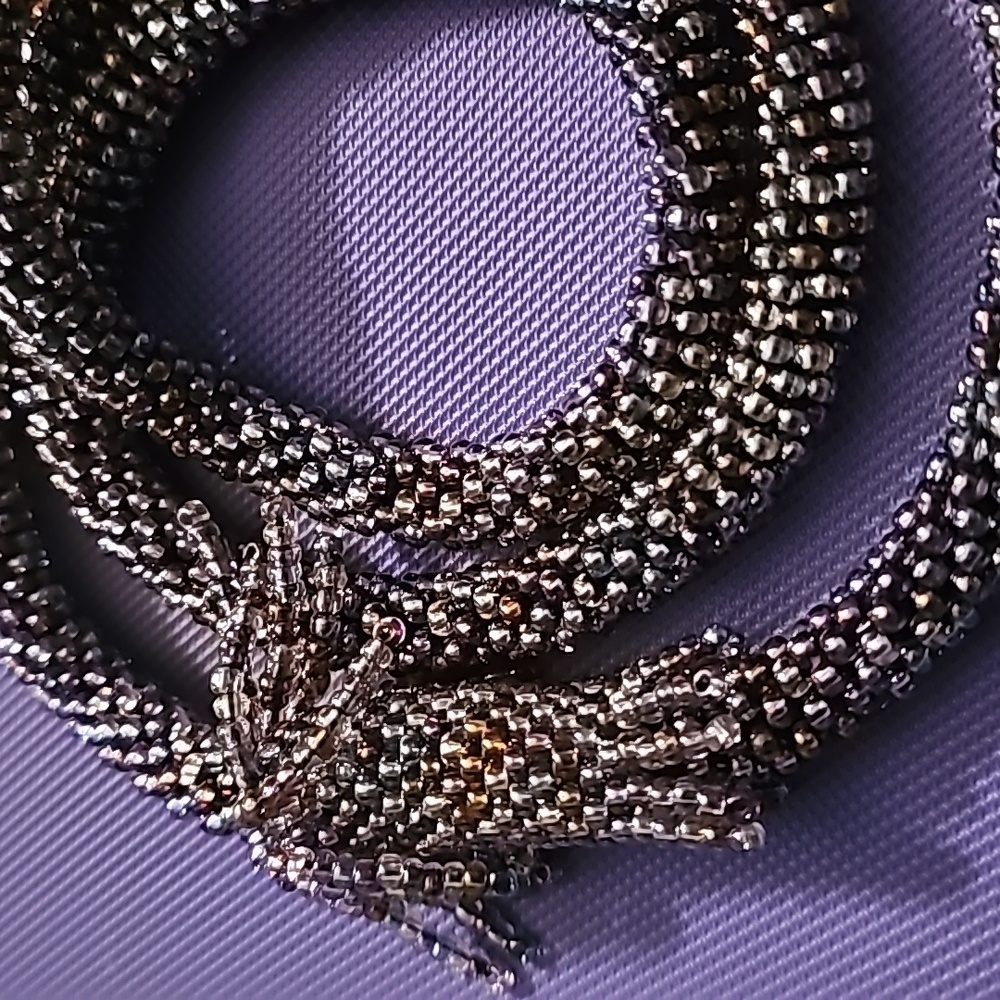 Necklace Rope Seed beads tassel